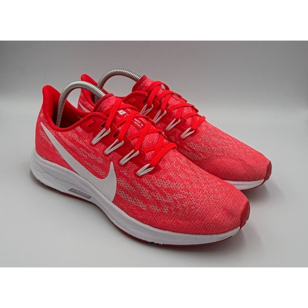 Nike Air Zoom Pegasus 36 Womens 8.5 Red Running Shoes Sneakers AQ2210-601
